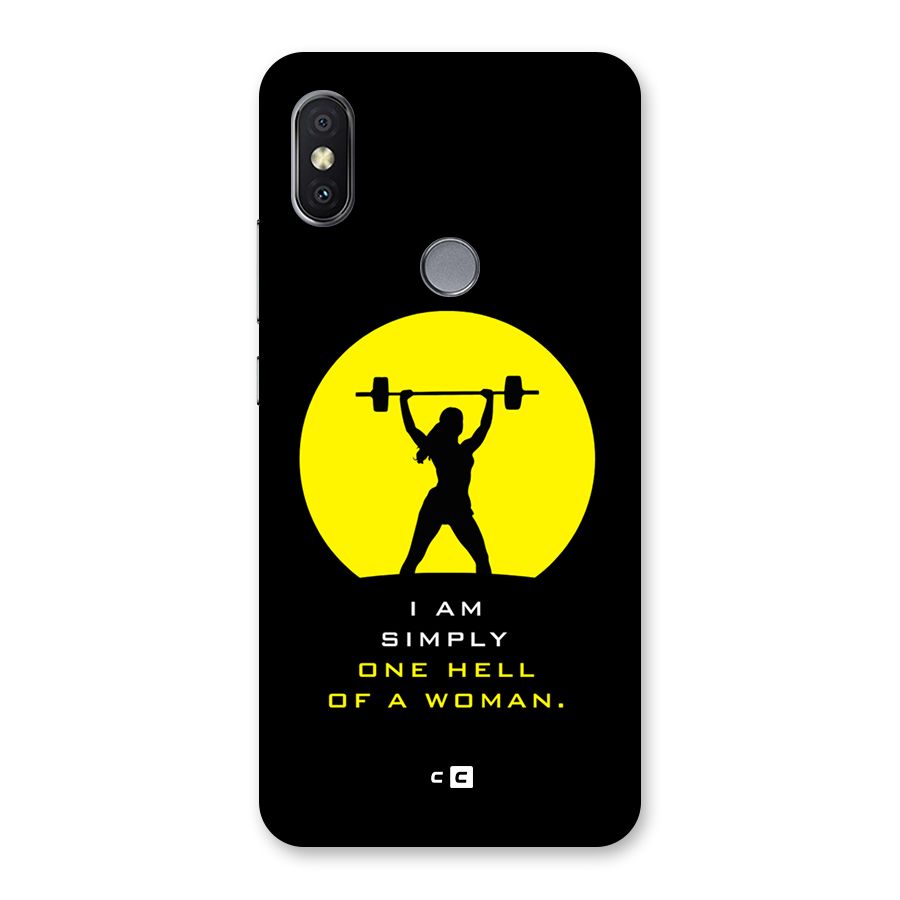 Hell Women Back Case for Redmi Y2