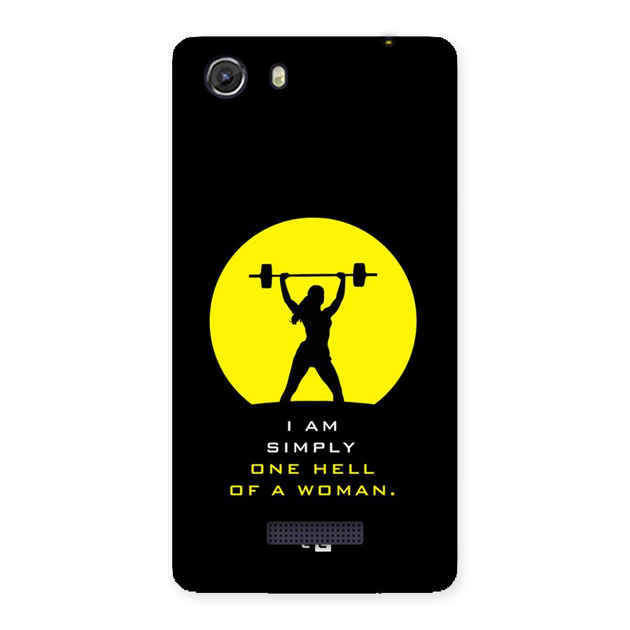 Hell Women Back Case for Unite 3