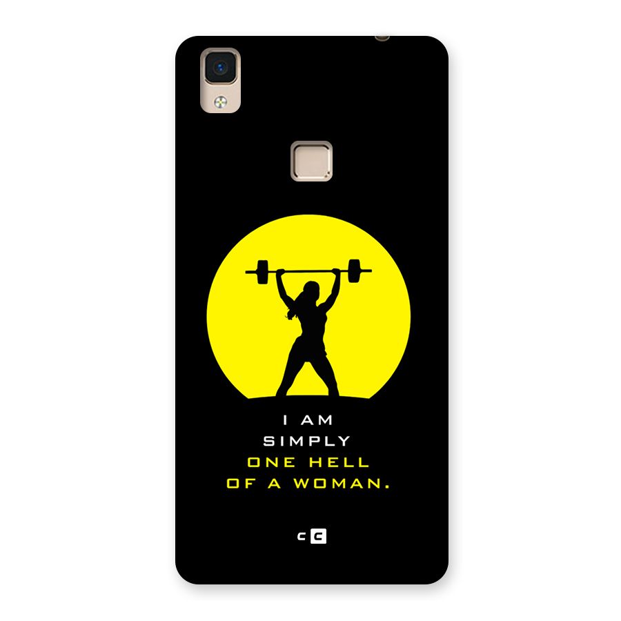 Hell Women Back Case for V3 Max