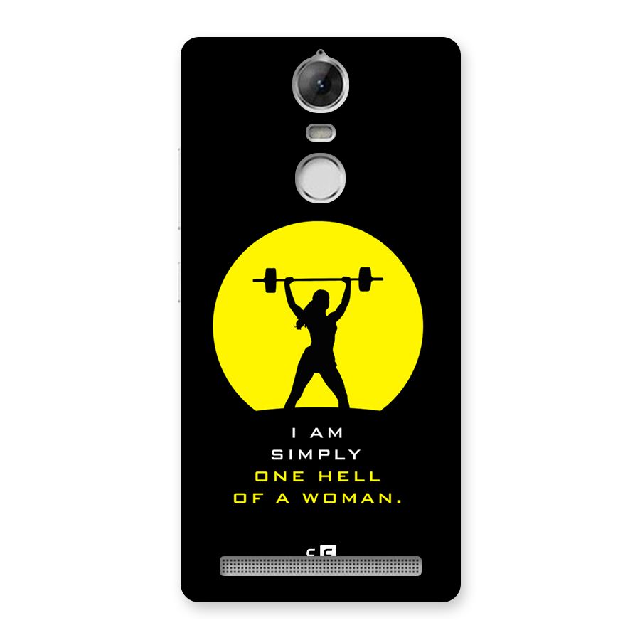 Hell Women Back Case for Vibe K5 Note