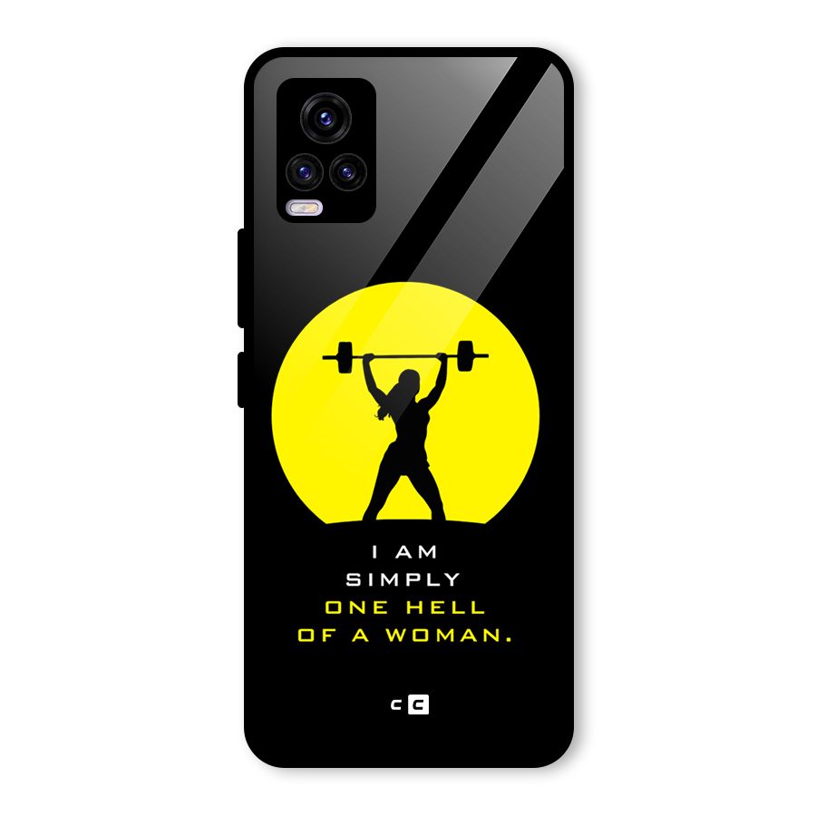 Hell Women Glass Back Case for Vivo V20