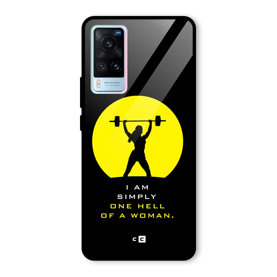 Hell Women Glass Back Case for Vivo X60