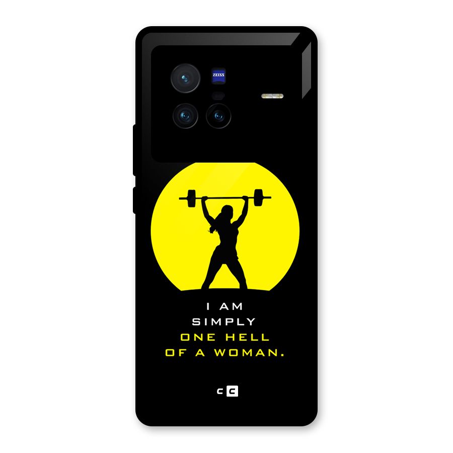 Hell Women Glass Back Case for Vivo X80