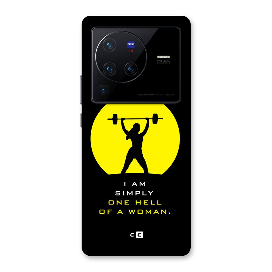 Hell Women Back Case for Vivo X80 Pro