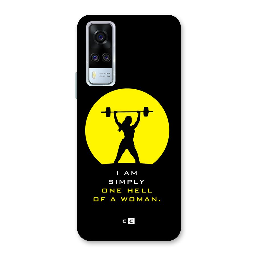 Hell Women Glass Back Case for Vivo Y51