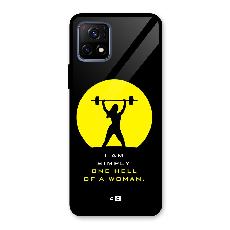 Hell Women Glass Back Case for Vivo Y72 5G