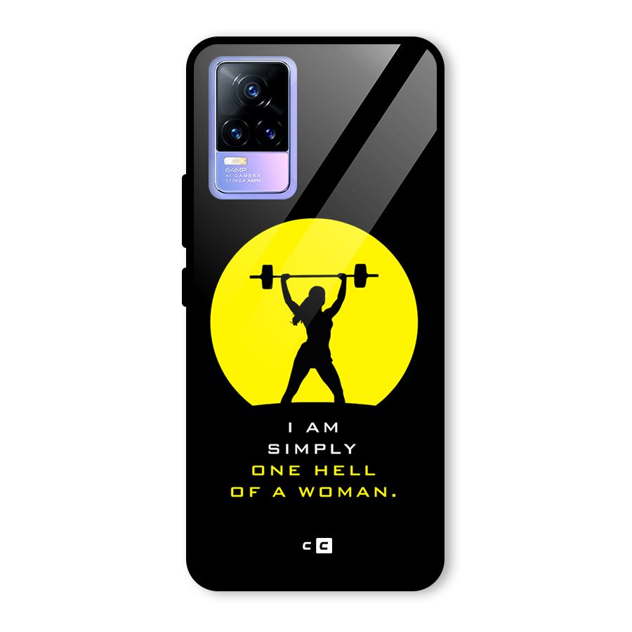 Hell Women Glass Back Case for Vivo Y73