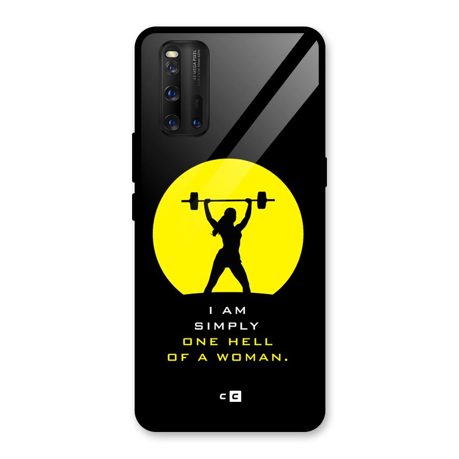 Hell Women Glass Back Case for Vivo iQOO 3