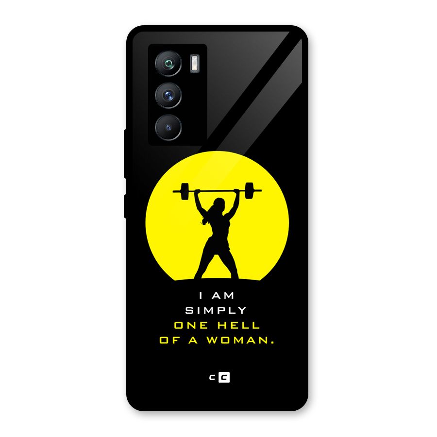 Hell Women Glass Back Case for Vivo iQOO 9 SE