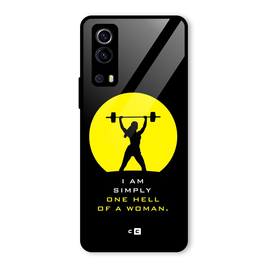 Hell Women Glass Back Case for Vivo iQOO Z3