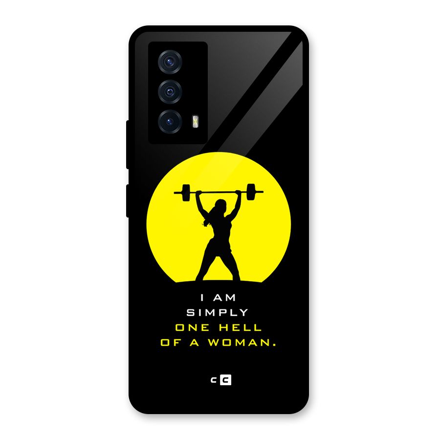 Hell Women Glass Back Case for Vivo iQOO Z5