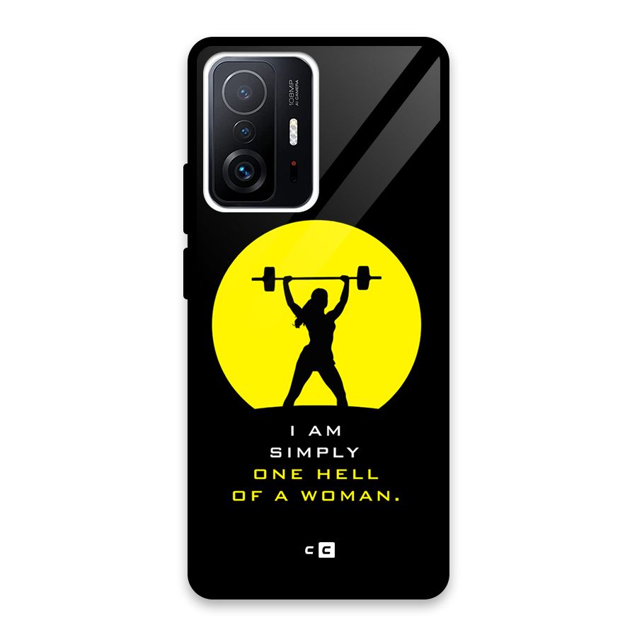 Hell Women Glass Back Case for Xiaomi 11T Pro