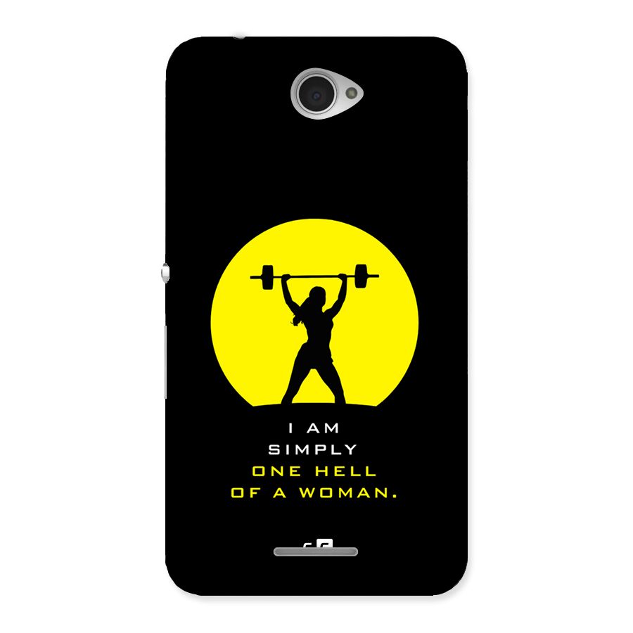 Hell Women Back Case for Xperia E4