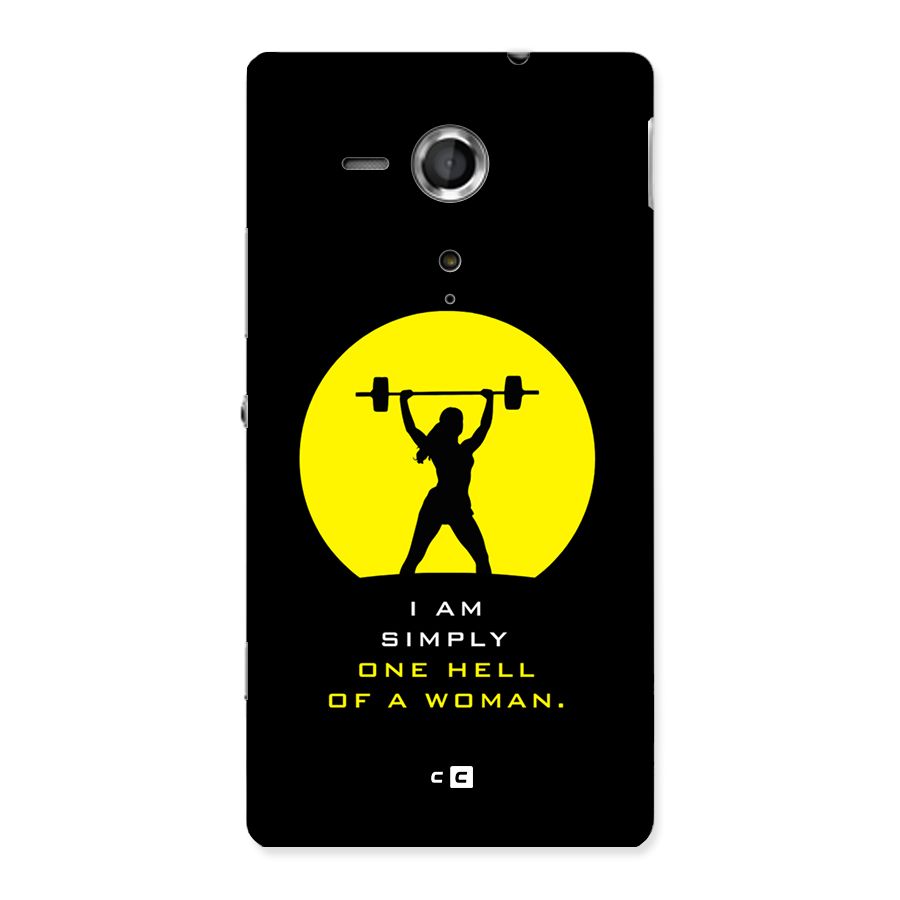 Hell Women Back Case for Xperia Sp
