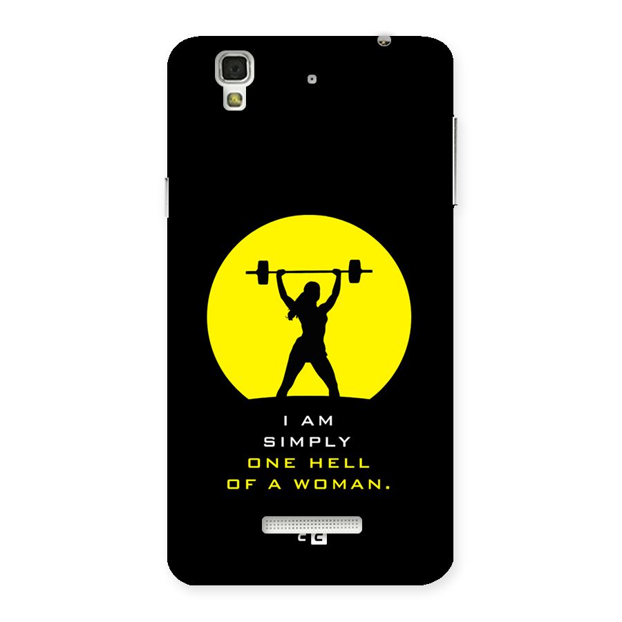 Hell Women Back Case for Yureka
