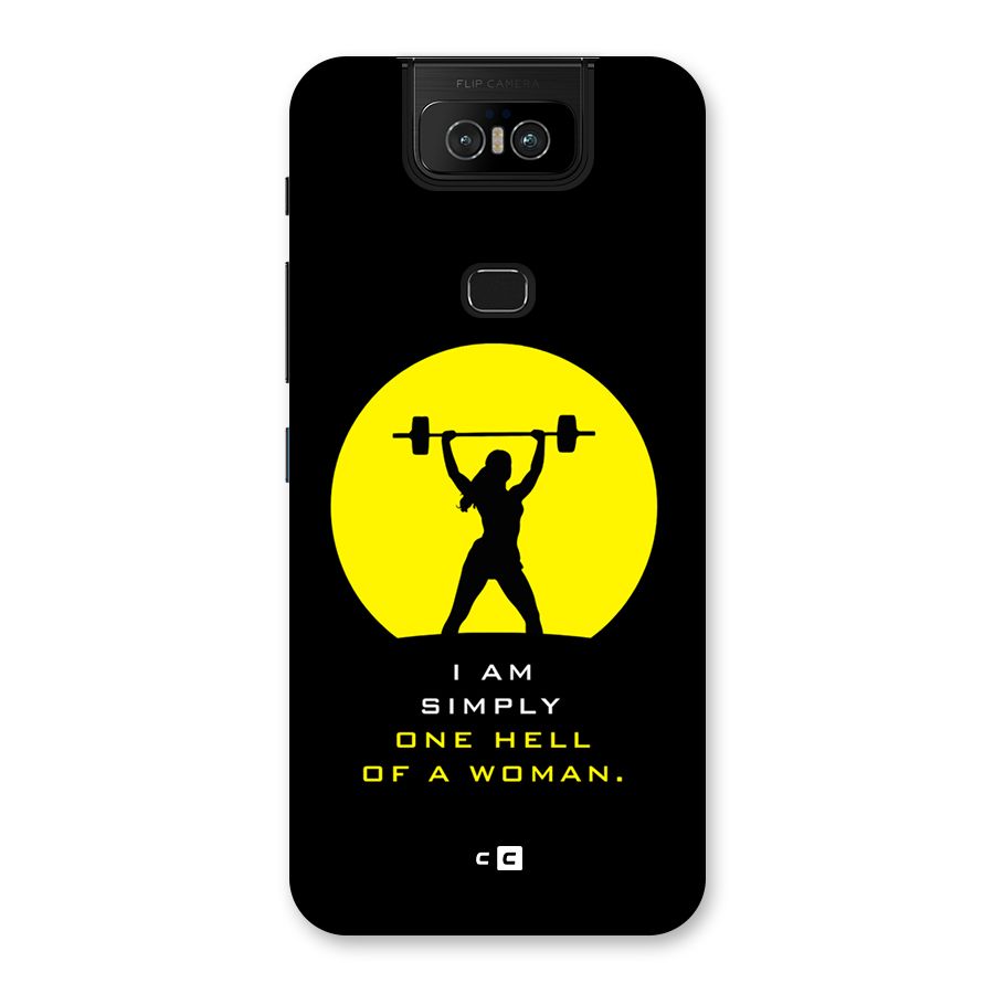 Hell Women Back Case for Zenfone 6z