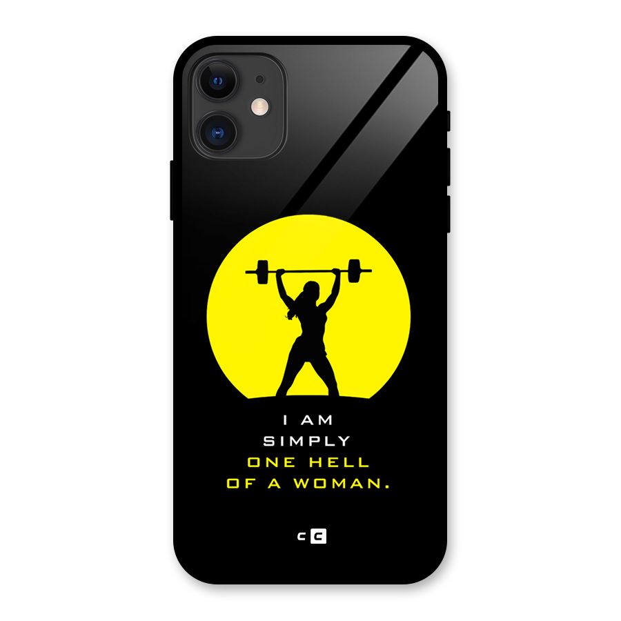 Hell Women Glass Back Case for iPhone 11