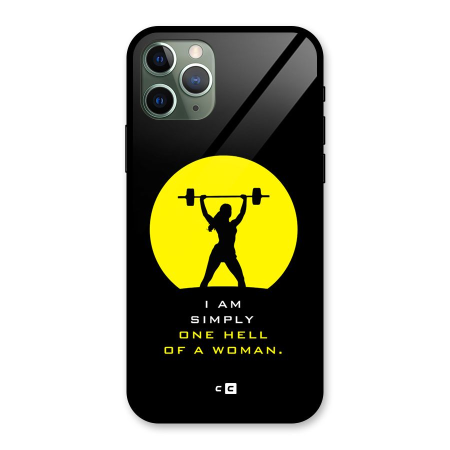 Hell Women Glass Back Case for iPhone 11 Pro