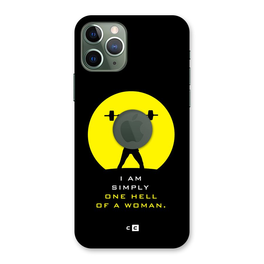 Hell Women Back Case for iPhone 11 Pro Logo Cut