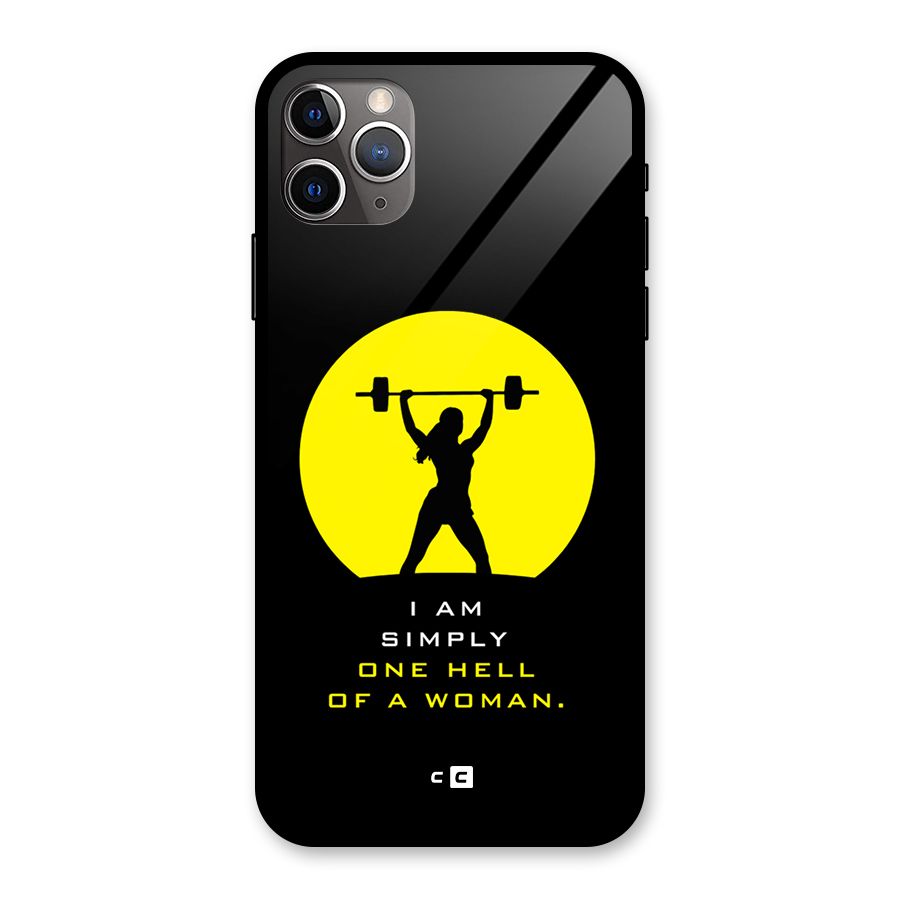 Hell Women Glass Back Case for iPhone 11 Pro Max