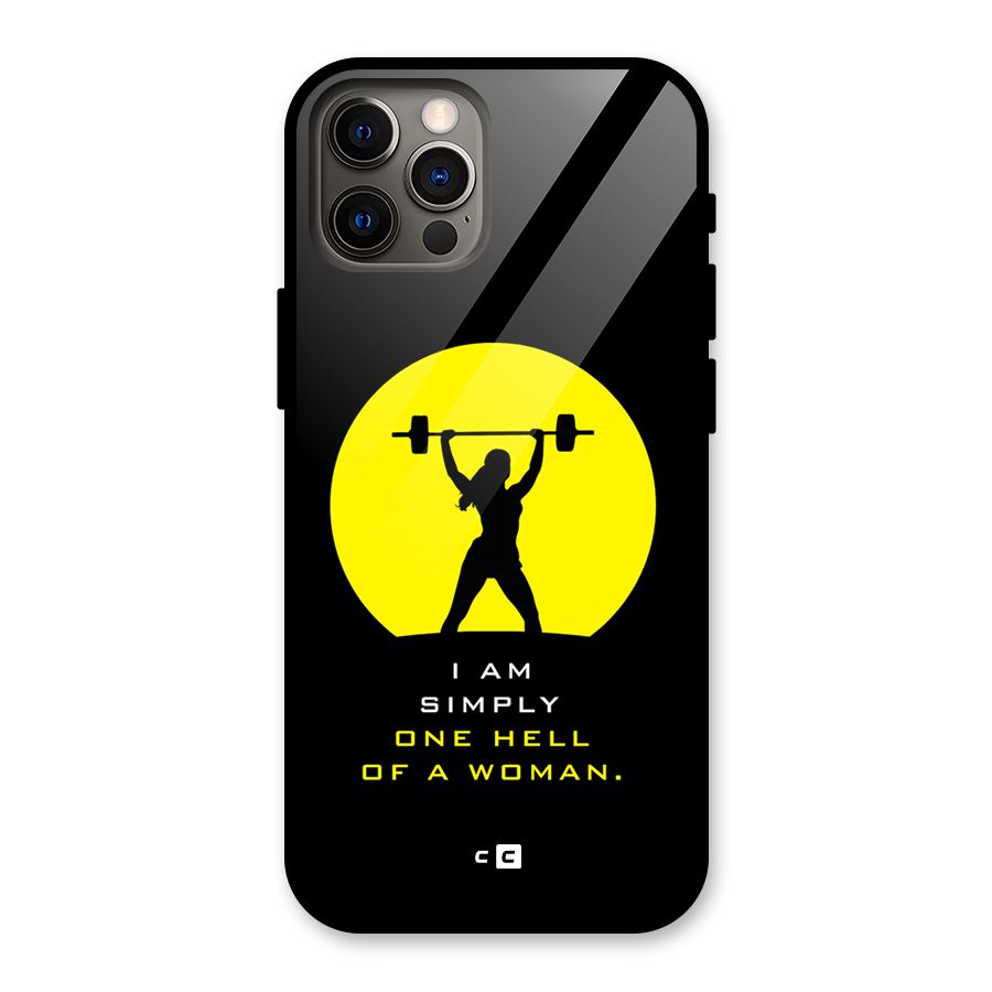 Hell Women Glass Back Case for iPhone 12 Pro