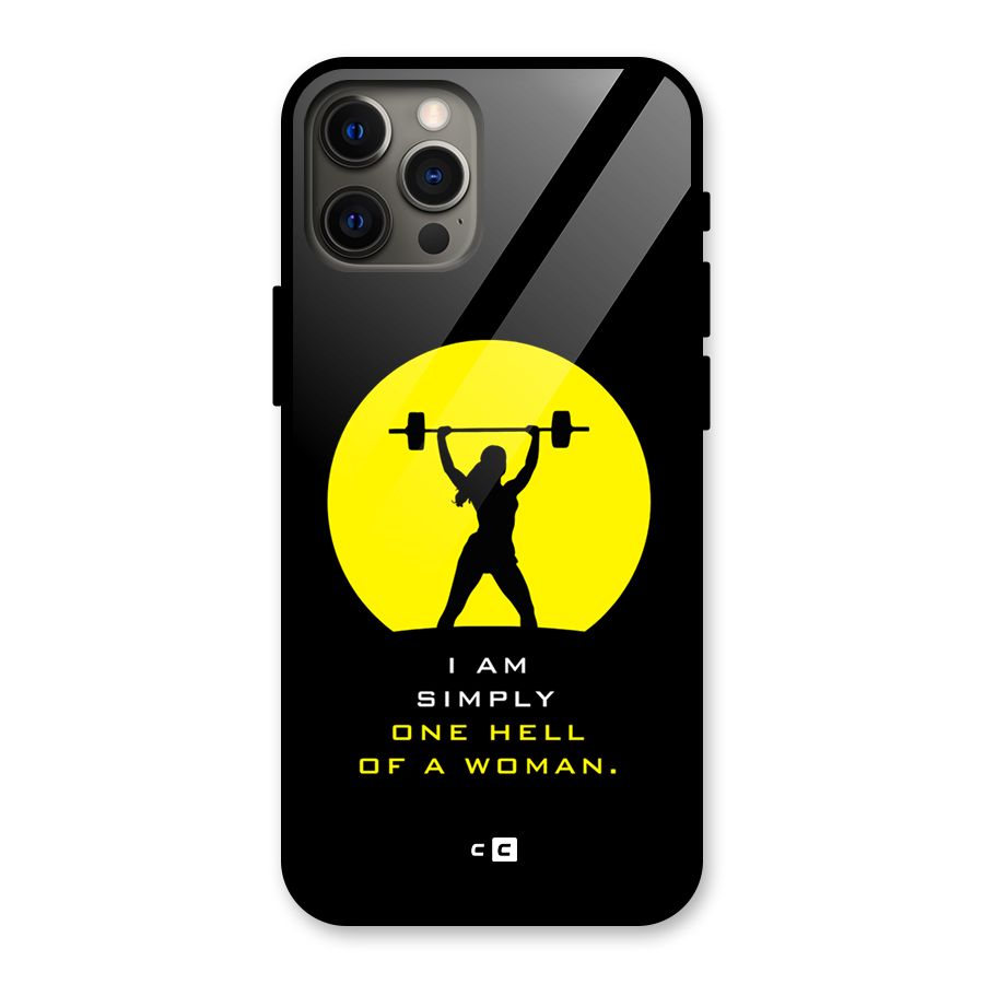 Hell Women Glass Back Case for iPhone 12 Pro Max