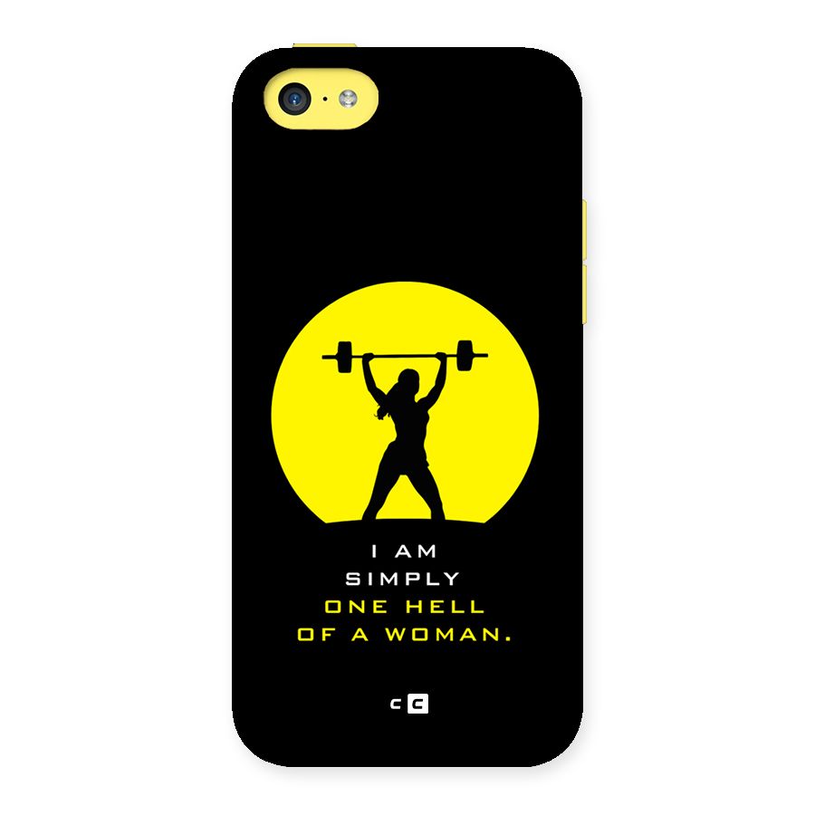 Hell Women Back Case for iPhone 5C