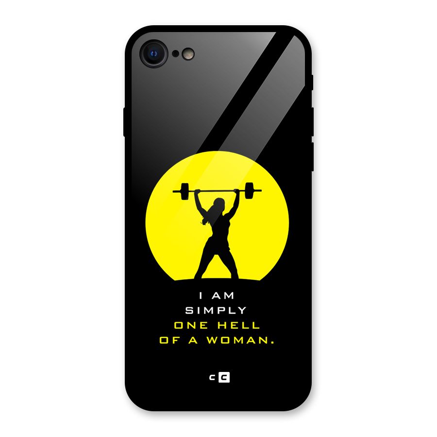Hell Women Glass Back Case for iPhone 7
