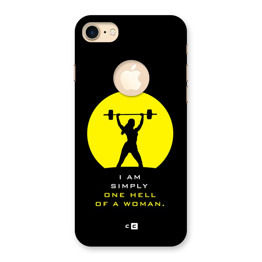 Hell Women Back Case for iPhone 7 Logo Cut