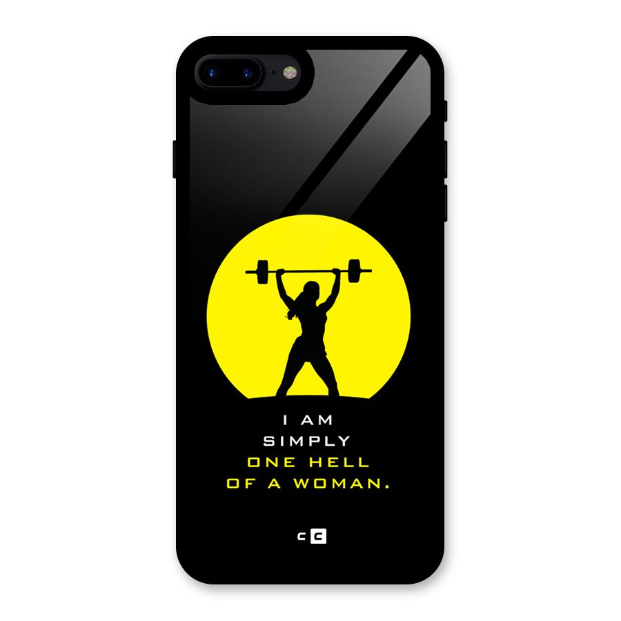 Hell Women Glass Back Case for iPhone 8 Plus