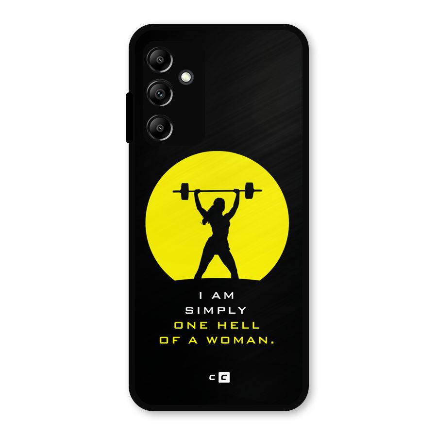 Hell Women Metal Back Case for Galaxy A14 5G