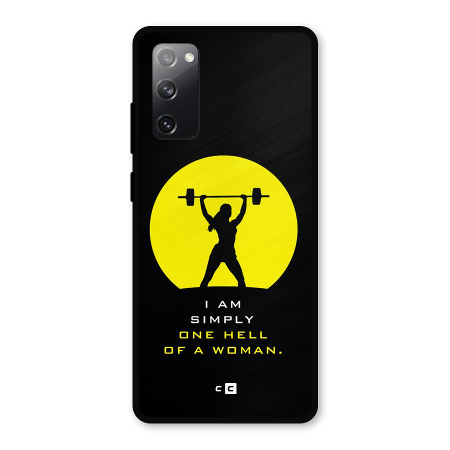 Hell Women Metal Back Case for Galaxy S20 FE 5G