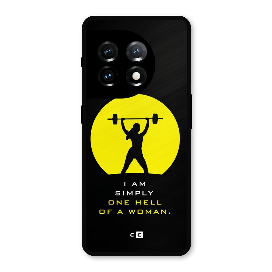 Hell Women Metal Back Case for OnePlus 11