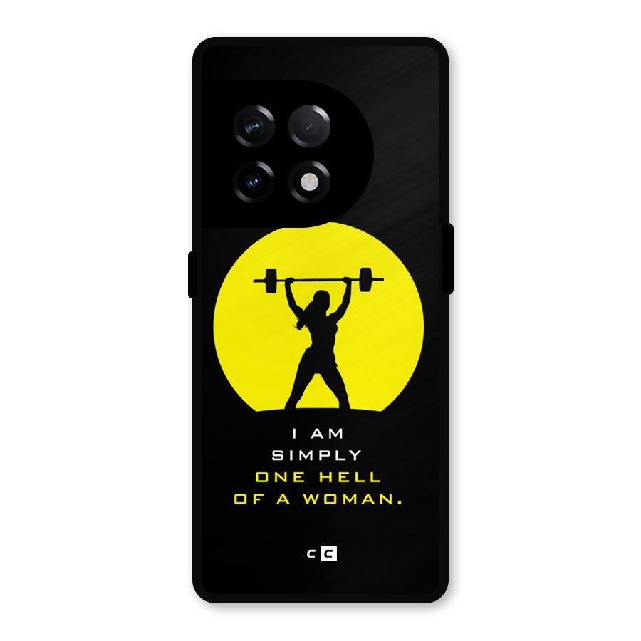 Hell Women Metal Back Case for OnePlus 11R