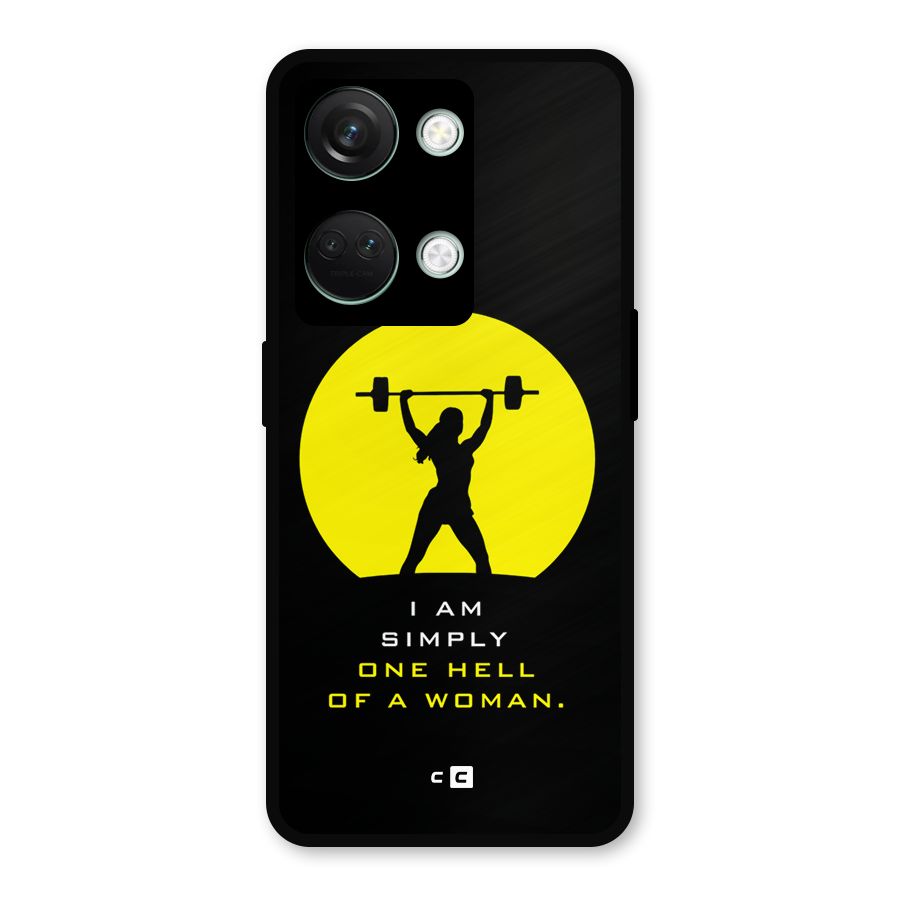 Hell Women Metal Back Case for OnePlus Nord 3