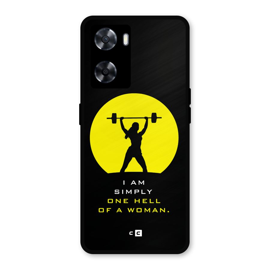 Hell Women Metal Back Case for OnePlus Nord N20 SE