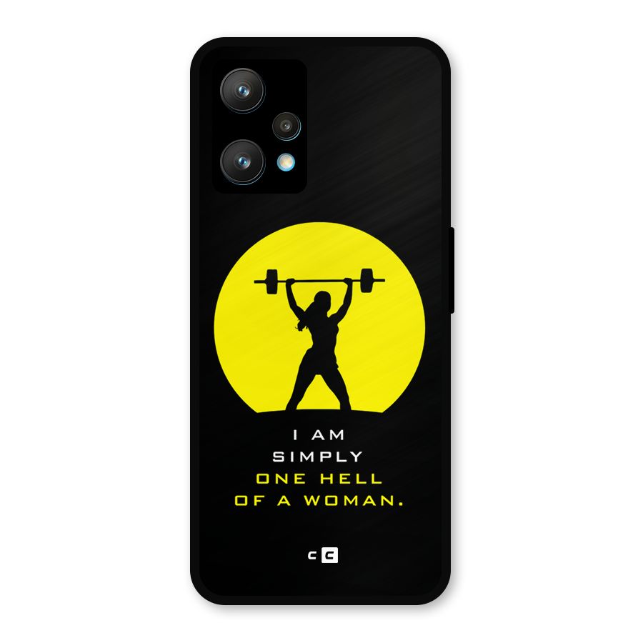 Hell Women Metal Back Case for Realme 9 Pro Plus 5G