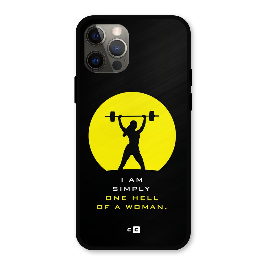 Hell Women Metal Back Case for iPhone 12 Pro