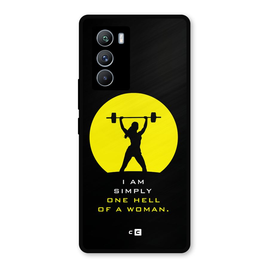 Hell Women Metal Back Case for iQOO 9 SE