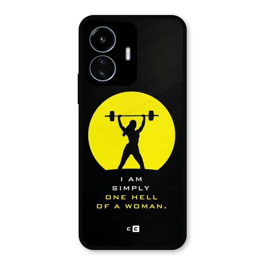 Hell Women Metal Back Case for vivo iQOO Z6 Lite 5G