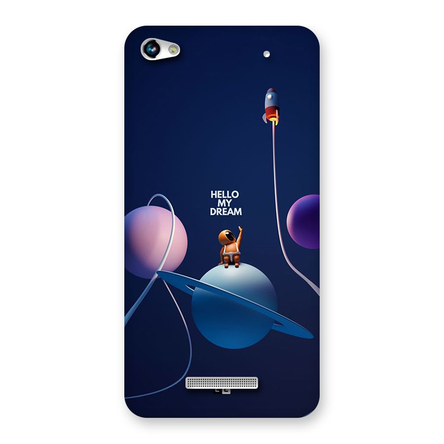 Hello My Dream Back Case for Canvas Hue 2 A316
