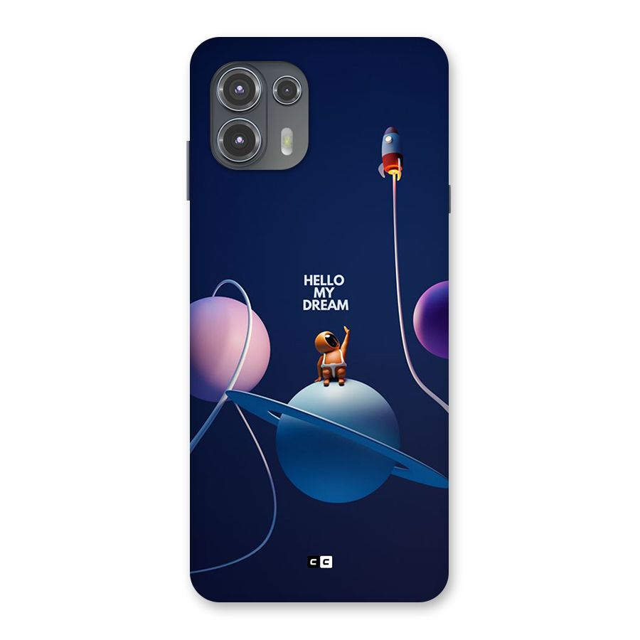 Hello My Dream Back Case for Motorola Edge 20 Fusion