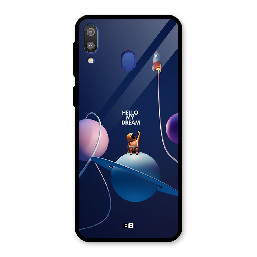 Hello My Dream Glass Back Case for Galaxy M20
