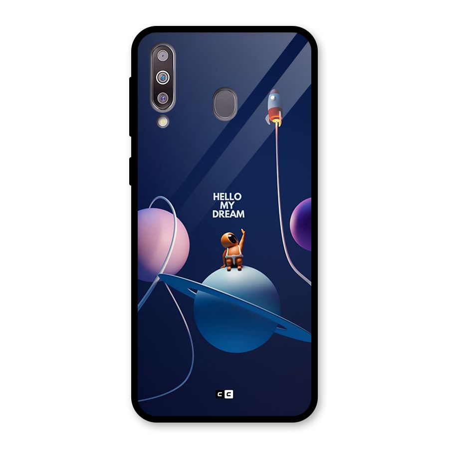 Hello My Dream Glass Back Case for Galaxy M30
