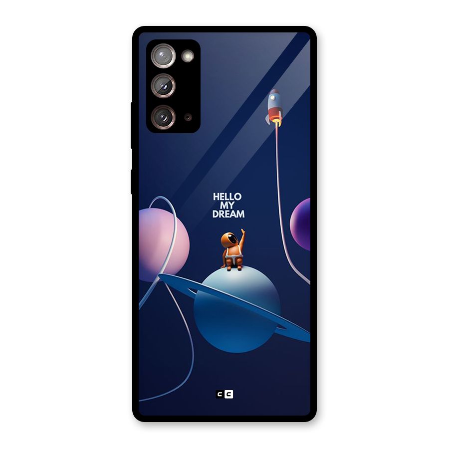 Hello My Dream Glass Back Case for Galaxy Note 20