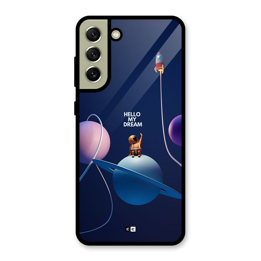 Hello My Dream Glass Back Case for Galaxy S21 FE 5G