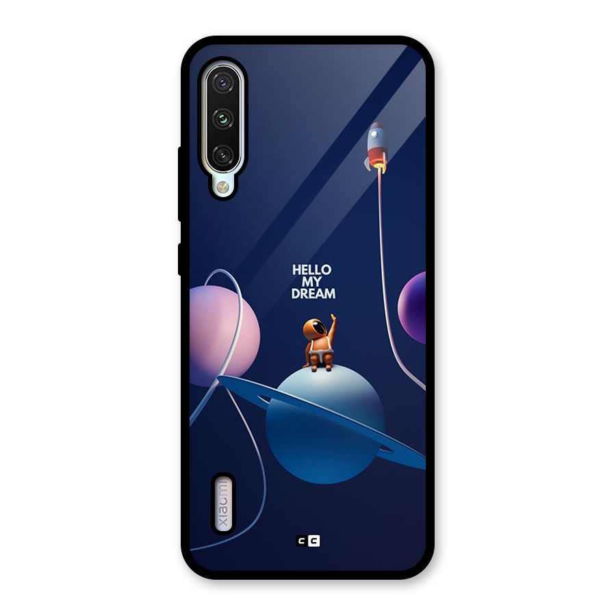 Hello My Dream Glass Back Case for Mi A3