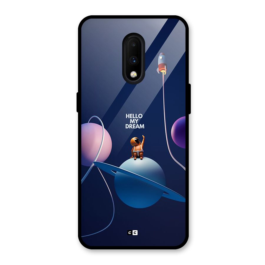 Hello My Dream Glass Back Case for OnePlus 7