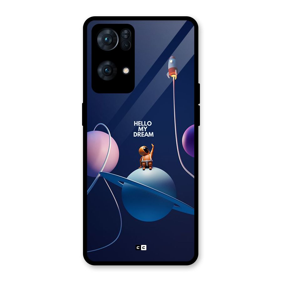 Hello My Dream Glass Back Case for Oppo Reno7 Pro 5G