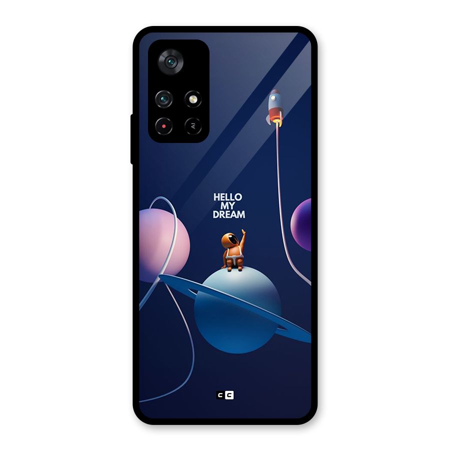 Hello My Dream Glass Back Case for Poco M4 Pro 5G
